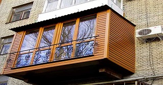 Внешняя отделка балкона Чебаркуль цена от 1025 руб. м/2.